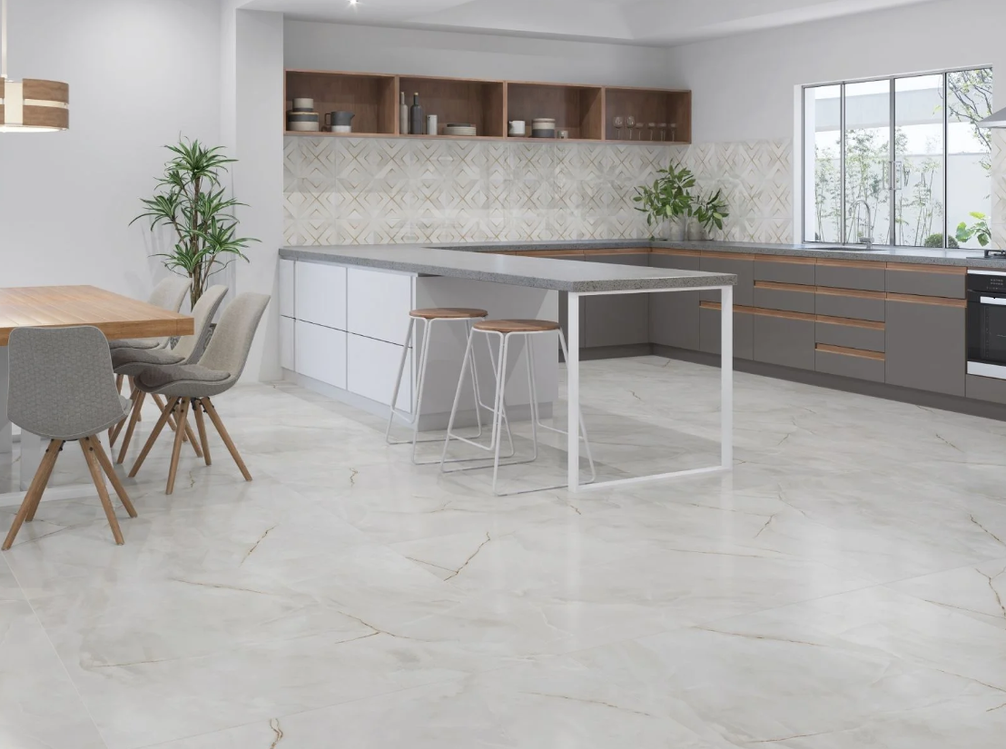 Porcelanato Acetinado Cristallo 83cm x 83cm Helena